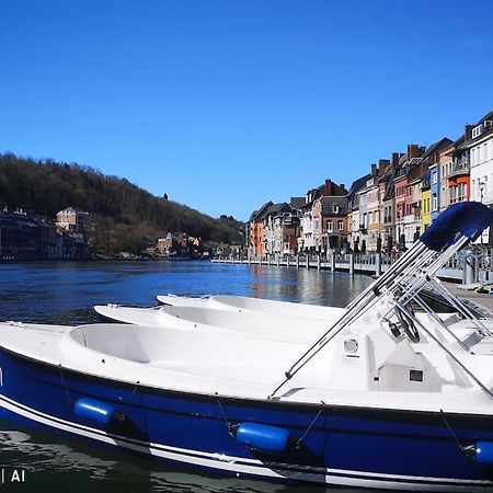 Vue Sur Meuse Avec Jacuzzi Et Sauna Exterieur. Yvoir Экстерьер фото
